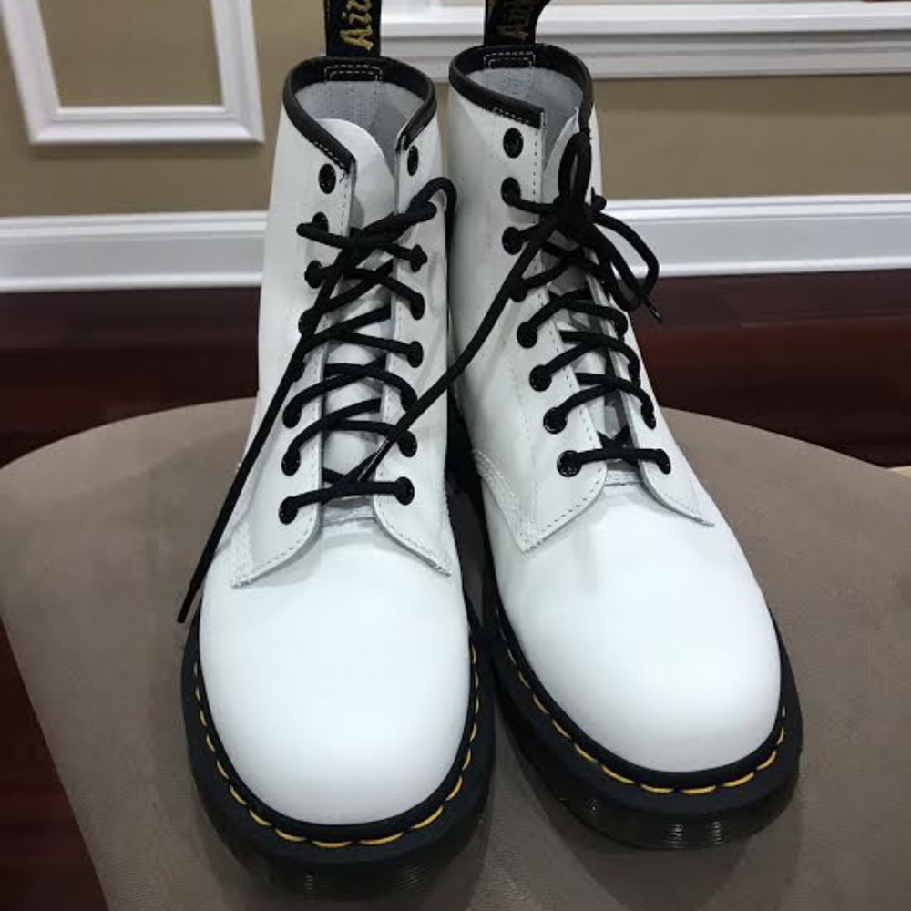 White Dr. Martens (Size: 9 US Ladies; 8 US Mens)